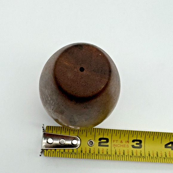 Vintage MCM Myrtlewood Salt Pepper Shaker Set Coos Bay Oregon 4” - Picture 8 of 8